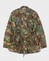 Vintage 1970s US Military Woodland Camo Combat Field Jacket - M