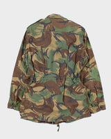 Vintage 1970s US Military Woodland Camo Combat Field Jacket - M
