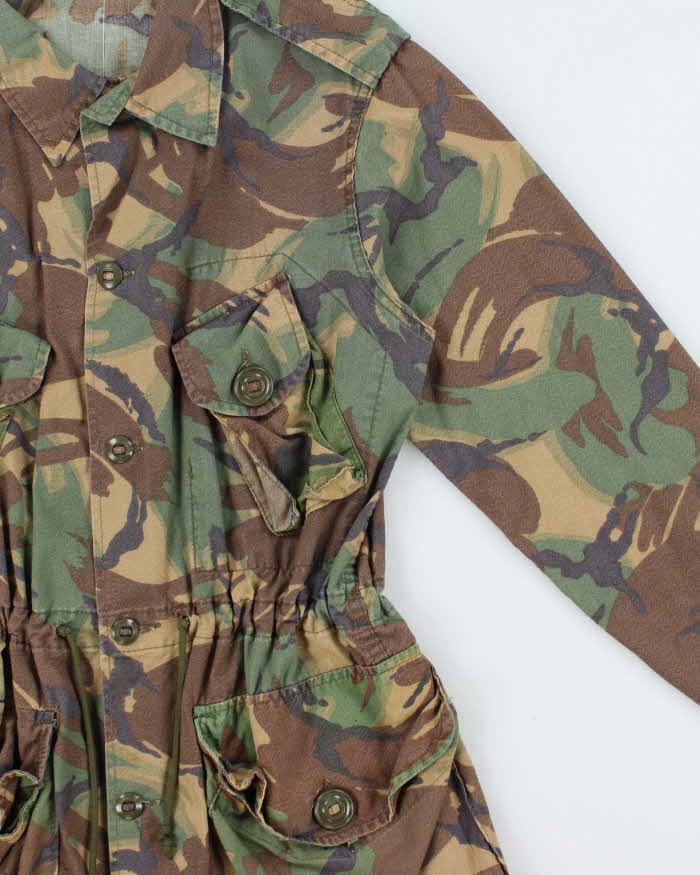 Vintage 1970s US Military Woodland Camo Combat Field Jacket - M