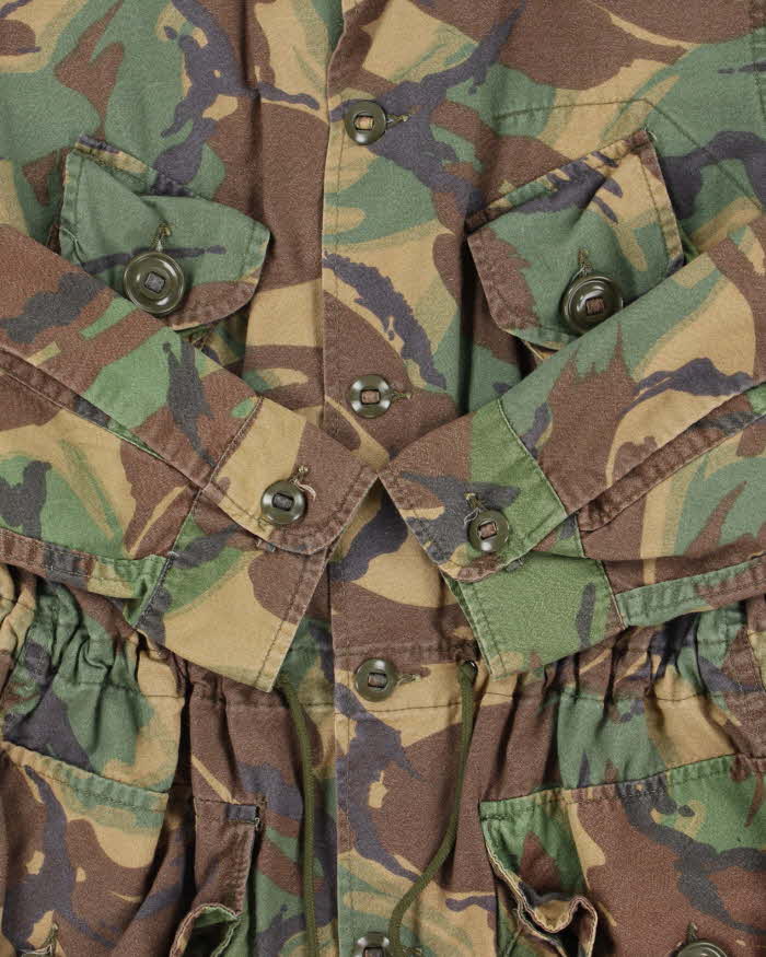 Vintage 1970s US Military Woodland Camo Combat Field Jacket - M