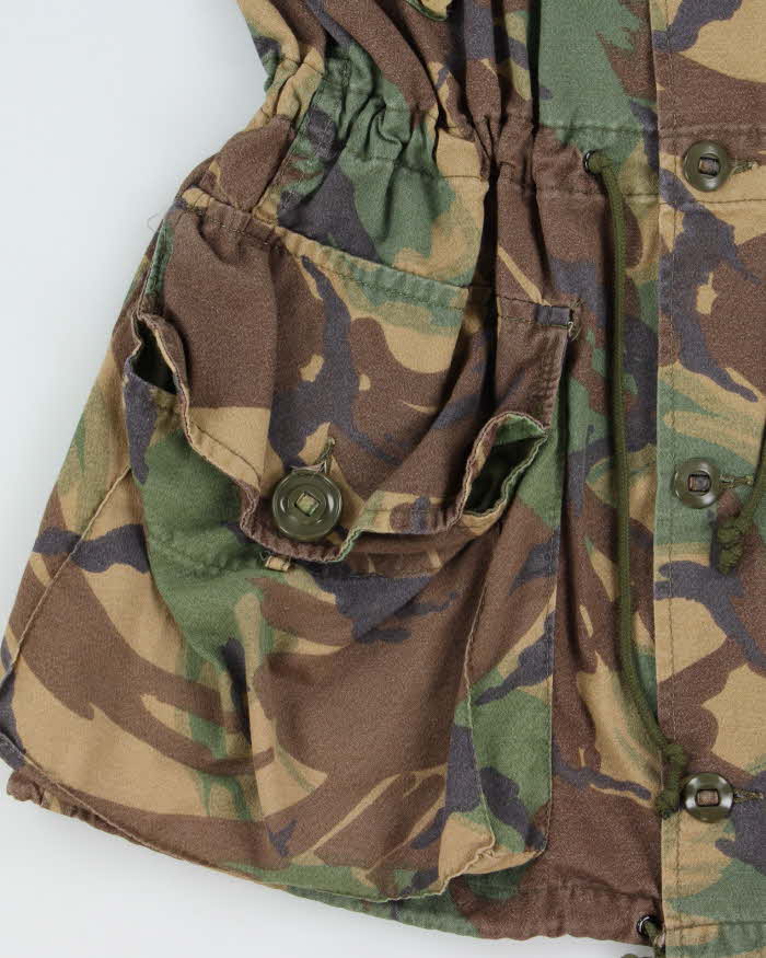 Vintage 1970s US Military Woodland Camo Combat Field Jacket - M