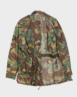 Vintage 1970s US Military Woodland Camo Combat Field Jacket - M