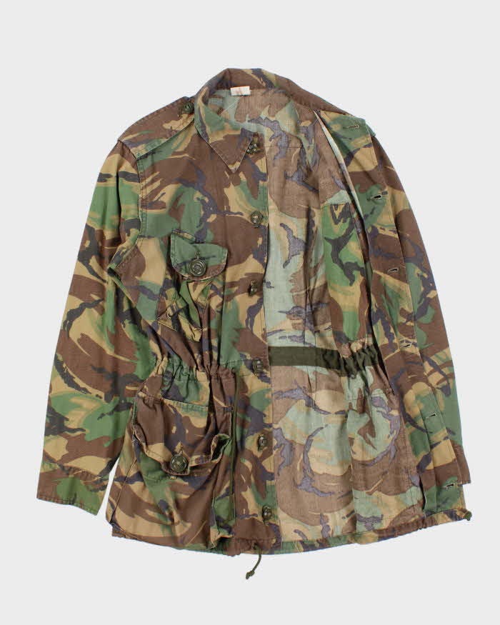 Vintage 1970s US Military Woodland Camo Combat Field Jacket - M