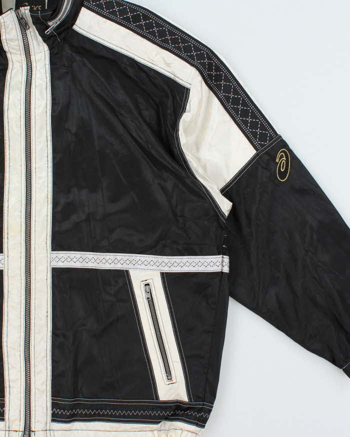 Vintage 1980s Asics Two-Tone Shell Windbreaker Jacket - L