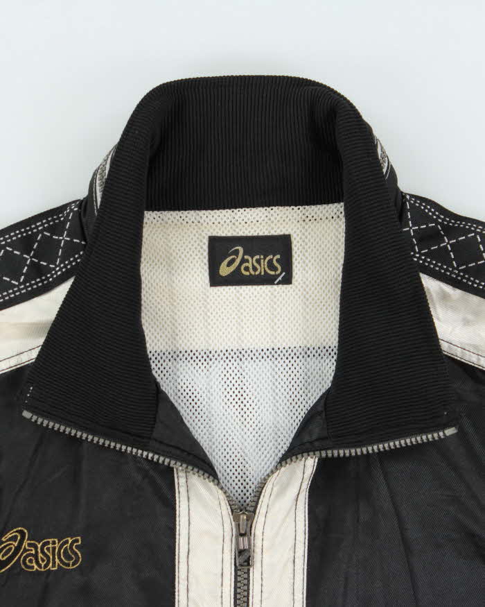 Vintage 1980s Asics Two-Tone Shell Windbreaker Jacket - L