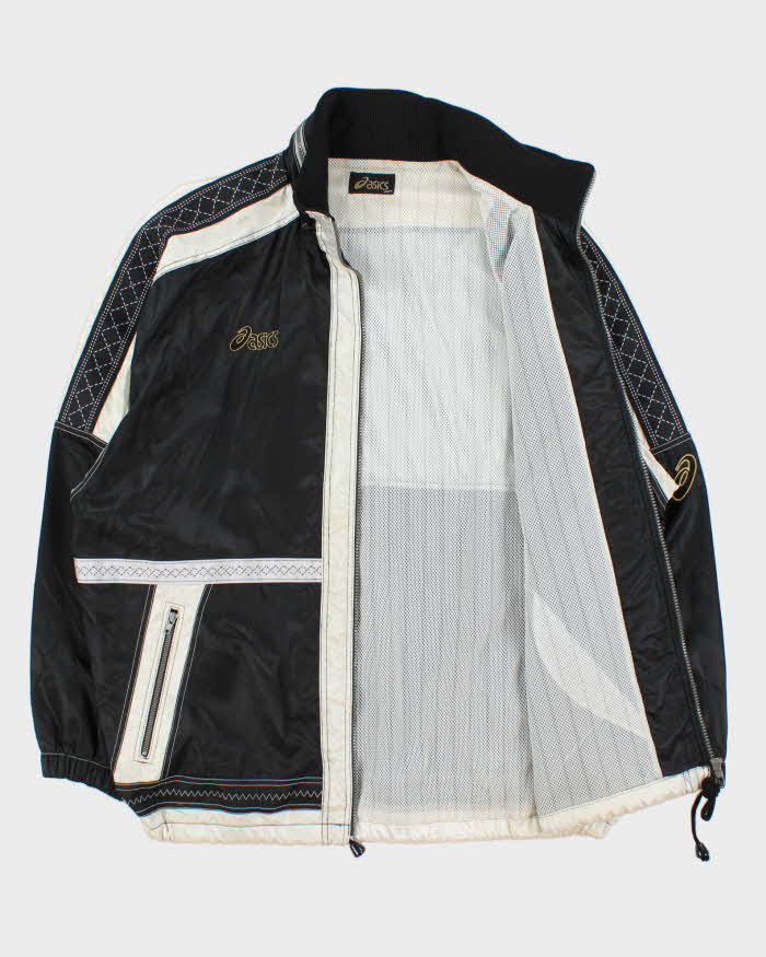 Vintage 1980s Asics Two-Tone Shell Windbreaker Jacket - L