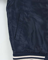 Vintage Y2K 00s Majestic Saitama Seibu Lions Satin Varsity Bomber Jacket - M