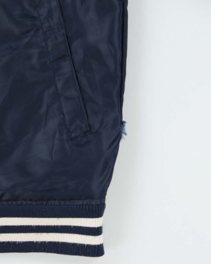 Vintage Y2K 00s Majestic Saitama Seibu Lions Satin Varsity Bomber Jacket - M