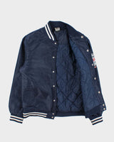 Vintage Y2K 00s Majestic Saitama Seibu Lions Satin Varsity Bomber Jacket - M