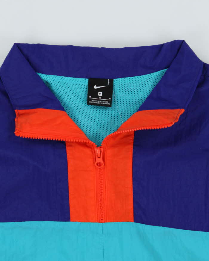 Vintage Nike Flight Series Quarter-Zip Shell Pullover Jacket - M