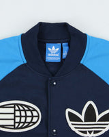 Vintage Adidas Originals Two-Tone Patch Varsity Track Jacket - L