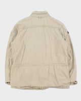 Vintage Napapijri Canvas Military Style Field Jacket - XL