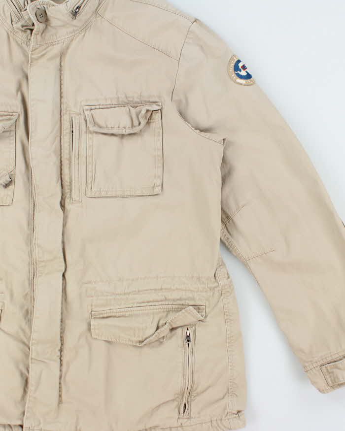 Vintage Napapijri Canvas Military Style Field Jacket - XL