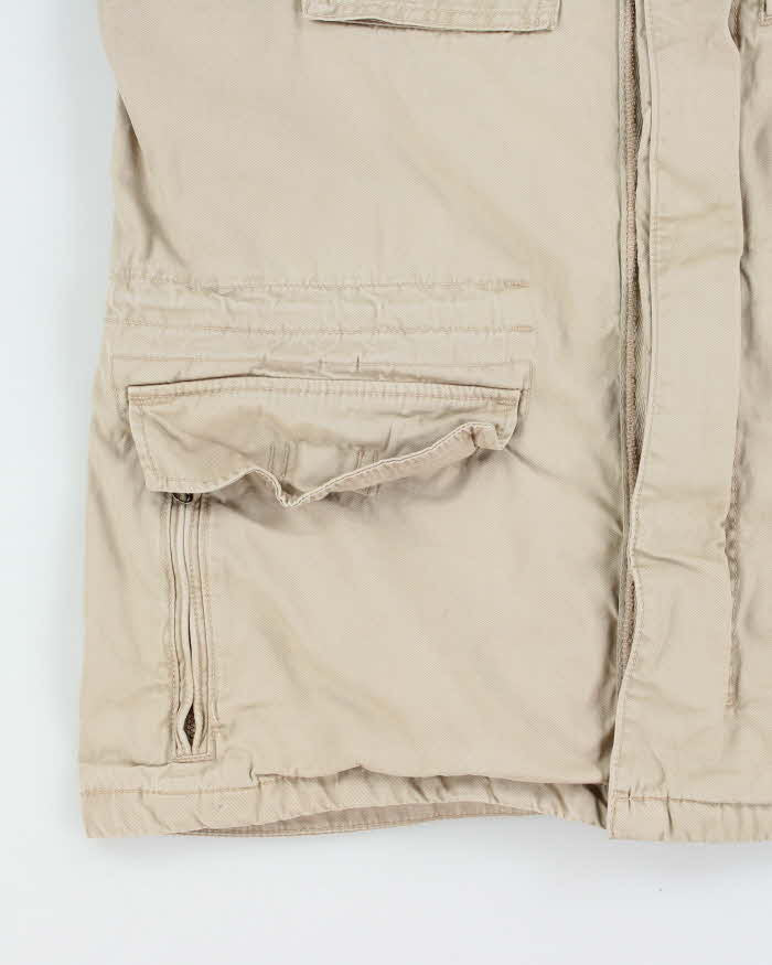 Vintage Napapijri Canvas Military Style Field Jacket - XL