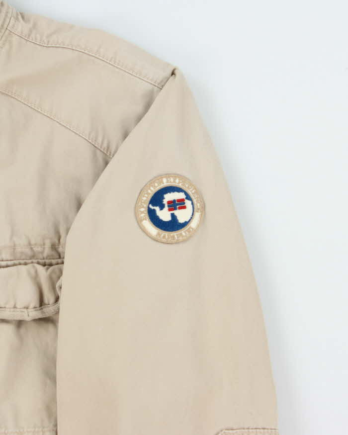 Vintage Napapijri Canvas Military Style Field Jacket - XL