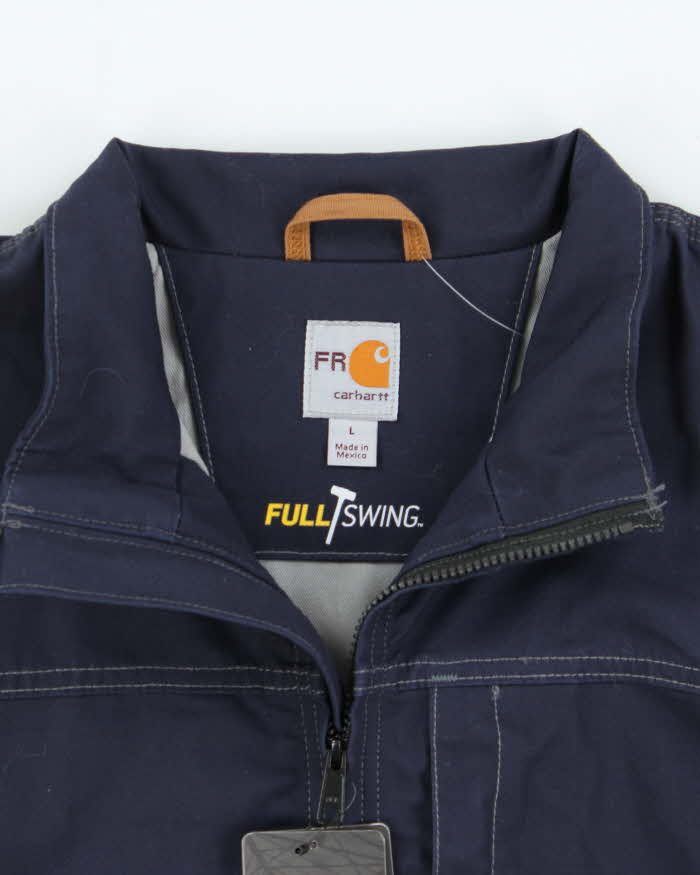 DSWT Vintage Carhartt FR Full Swing Quick Duck Workwear Jacket - L