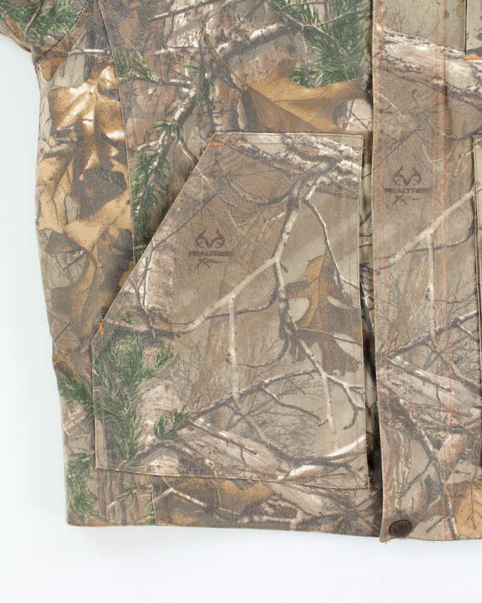 Vintage RedHead Silent-Hide All Season 2-in-1 Insulated Realtree Camo Hunting Jacket - L