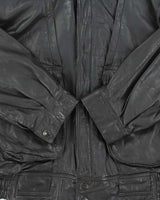 Vintage 1980s Y-E-S Linea Uomo Leather Bomber Jacket - M