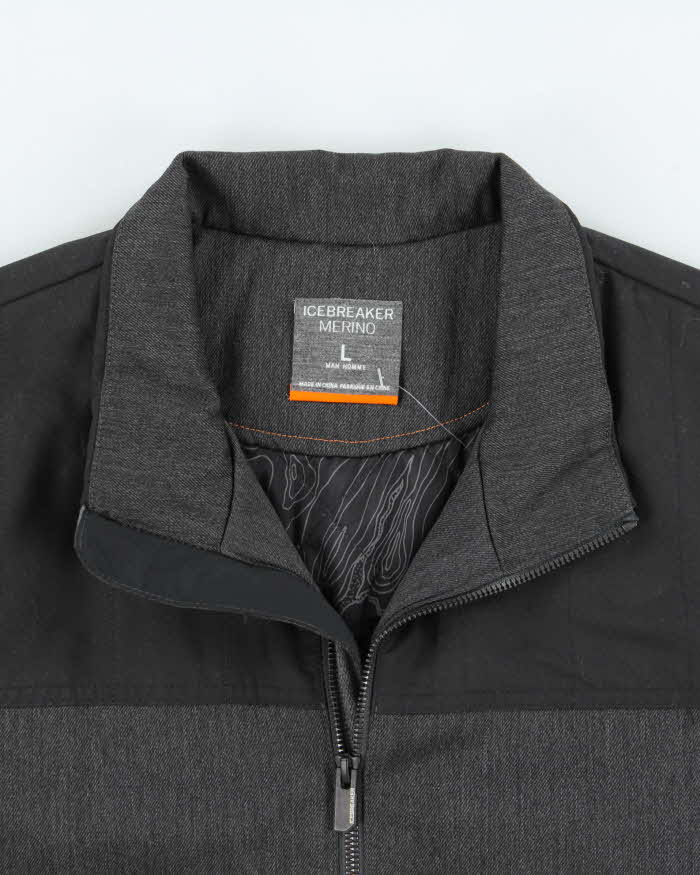 Vintage Icebreaker MerinoLOFT Wool Blend Quilted Jacket - L