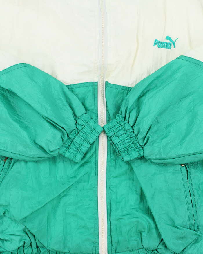 Vintage 1980s Puma Two-Tone Shell Track Jacket - M
