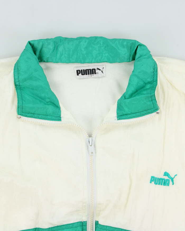 Vintage 1980s Puma Two-Tone Shell Track Jacket - M