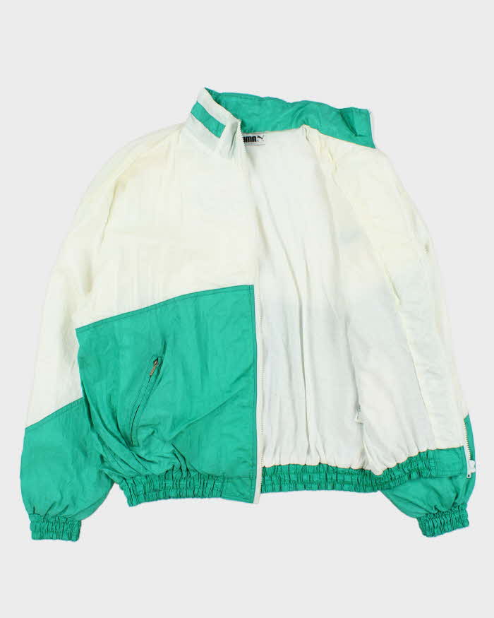Vintage 1980s Puma Two-Tone Shell Track Jacket - M