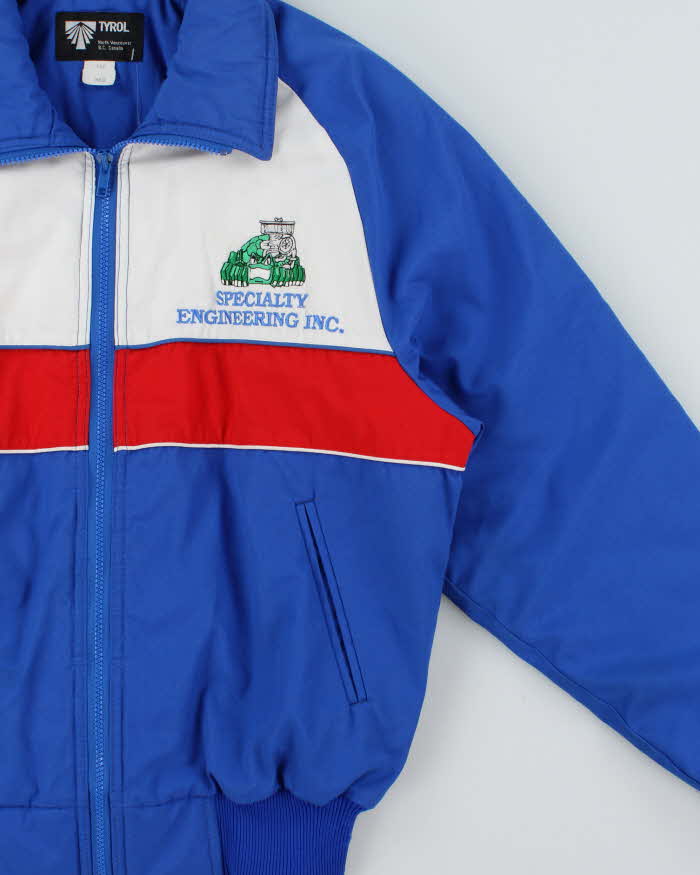 Vintage 1970s Tyrol Quilt Lined Bomber Jacket - M