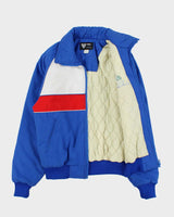 Vintage 1970s Tyrol Quilt Lined Bomber Jacket - M