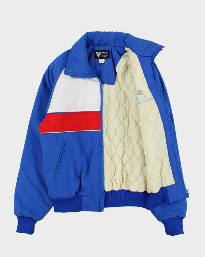 Vintage 1970s Tyrol Quilt Lined Bomber Jacket - M