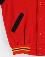 Vintage 1970s Team Skyline Wool Varsity Bomber Jacket - XS