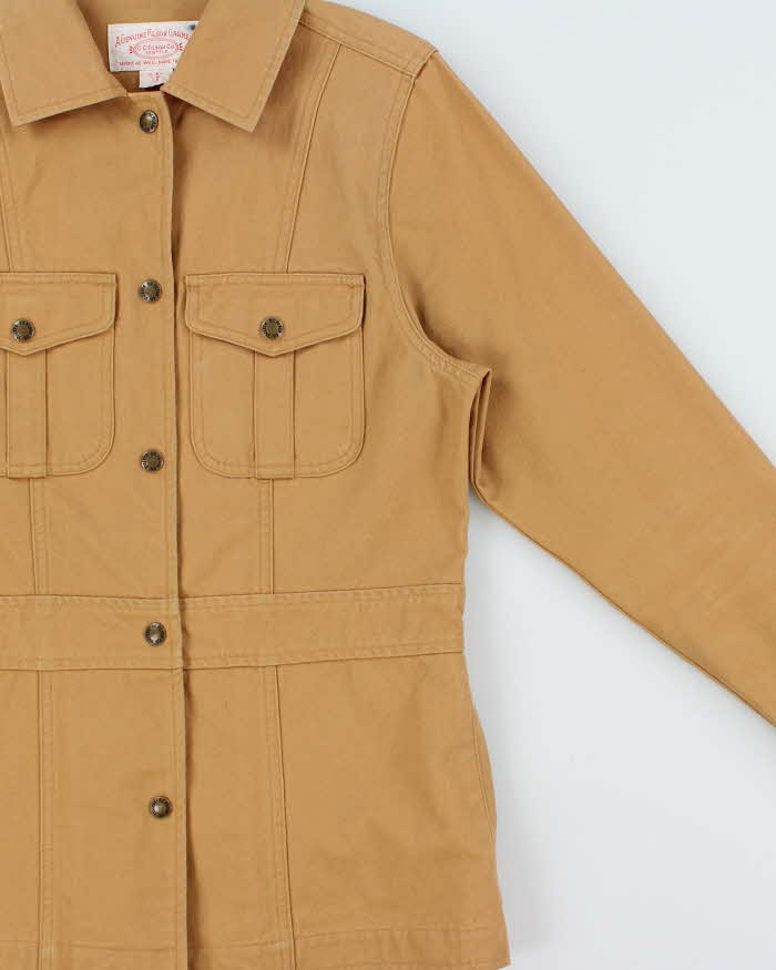 Vintage Filson Cotton Canvas Plaid Lined Field Chore Jacket - XS