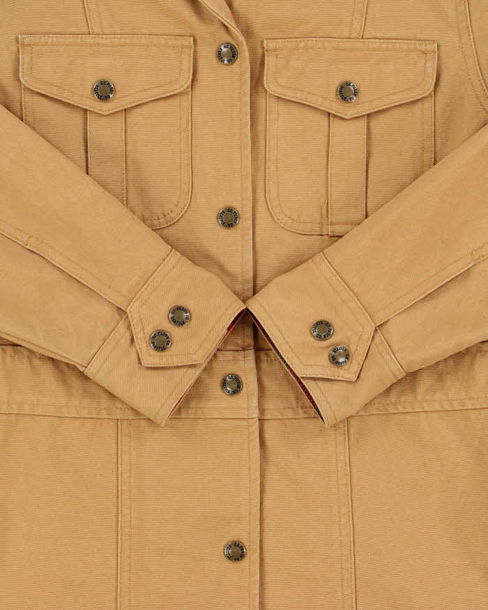 Vintage Filson Cotton Canvas Plaid Lined Field Chore Jacket - XS