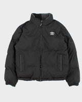 Vintage Umbro Embroidered Reversible Boxy Fleece Puffer Jacket - S