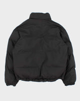 Vintage Umbro Embroidered Reversible Boxy Fleece Puffer Jacket - S