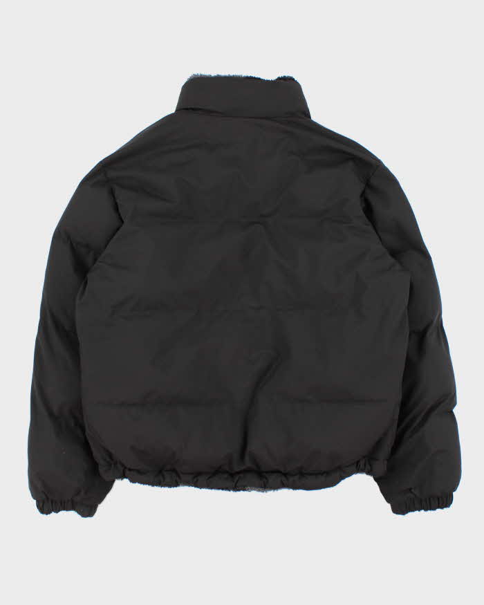 Vintage Umbro Embroidered Reversible Boxy Fleece Puffer Jacket - S