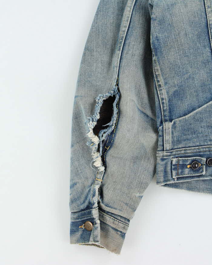 Vintage 1970s Lee Storm Rider Union Made In The USA Denim Jacket - M