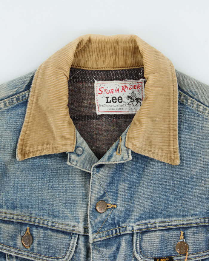 Vintage 1970s Lee Storm Rider Union Made In The USA Denim Jacket - M