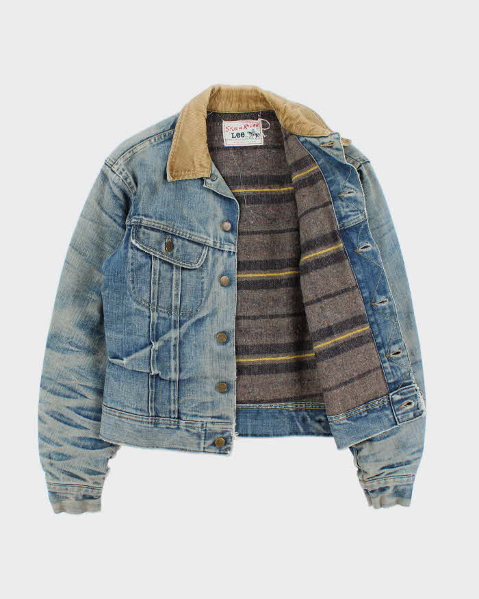 Vintage 1970s Lee Storm Rider Union Made In The USA Denim Jacket - M