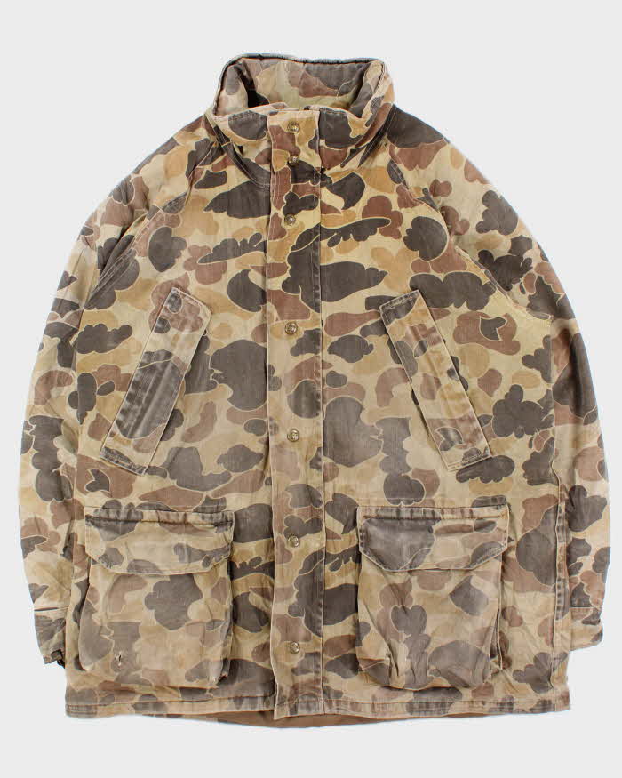 Vintage 1990s Columbia Gore-Tex Thinsulate 3M Duck Camo Hunting Jacket - XL
