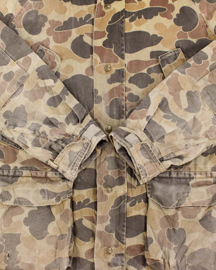 Vintage 1990s Columbia Gore-Tex Thinsulate 3M Duck Camo Hunting Jacket - XL