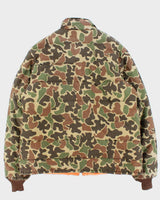 Vintage 1980s Browning Reversible Duck Camo Padded Hunting Jacket - L
