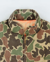 Vintage 1980s Browning Reversible Duck Camo Padded Hunting Jacket - L