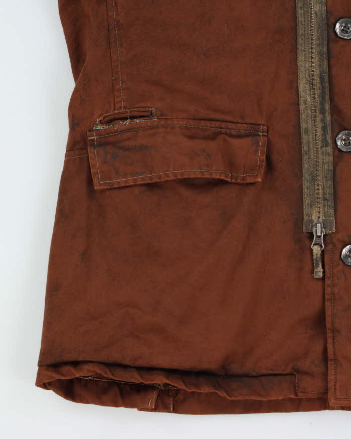 Vintage Y2K 00s Triple Five Soul 2-In-1 Quilted Canvas Utility Jacket - L