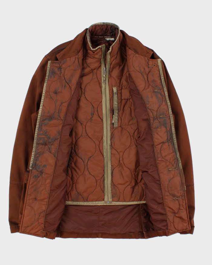 Vintage Y2K 00s Triple Five Soul 2-In-1 Quilted Canvas Utility Jacket - L