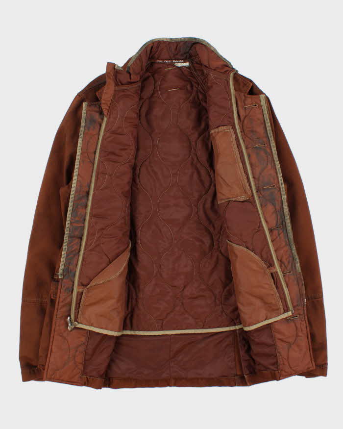 Vintage Y2K 00s Triple Five Soul 2-In-1 Quilted Canvas Utility Jacket - L