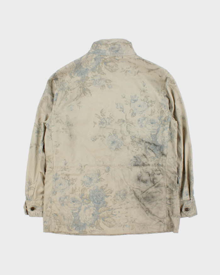 Vintage Chaps Floral Canvas Chore Jacket - S