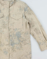 Vintage Chaps Floral Canvas Chore Jacket - S