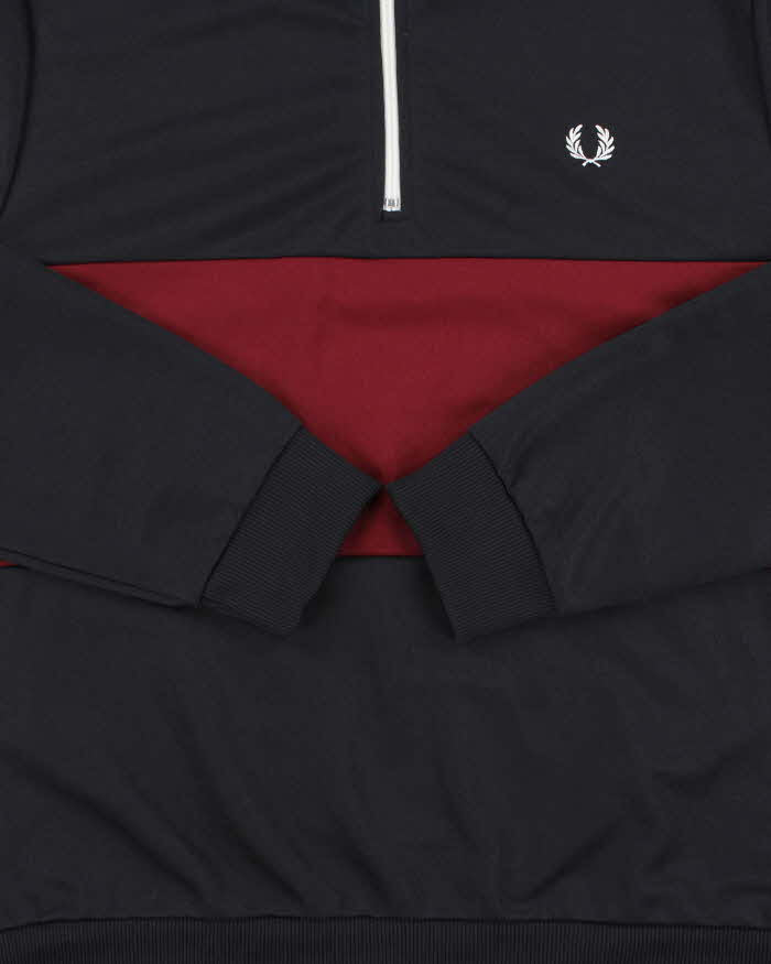 Vintage Fred Perry Quarter-Zip Pullover Track Jacket - XL