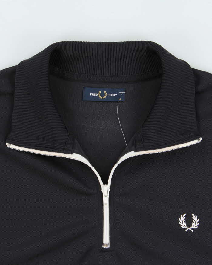 Vintage Fred Perry Quarter-Zip Pullover Track Jacket - XL