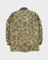 Vintage 1970s Sears Roebuck Duck Camo Hunting Field Jacket - S